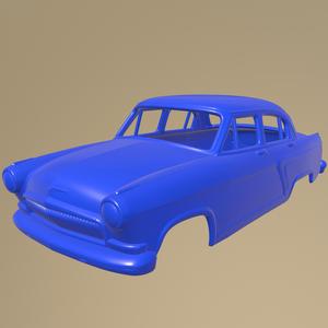 GAZ 21 Volga 1962 PRINTABLE CAR BODY