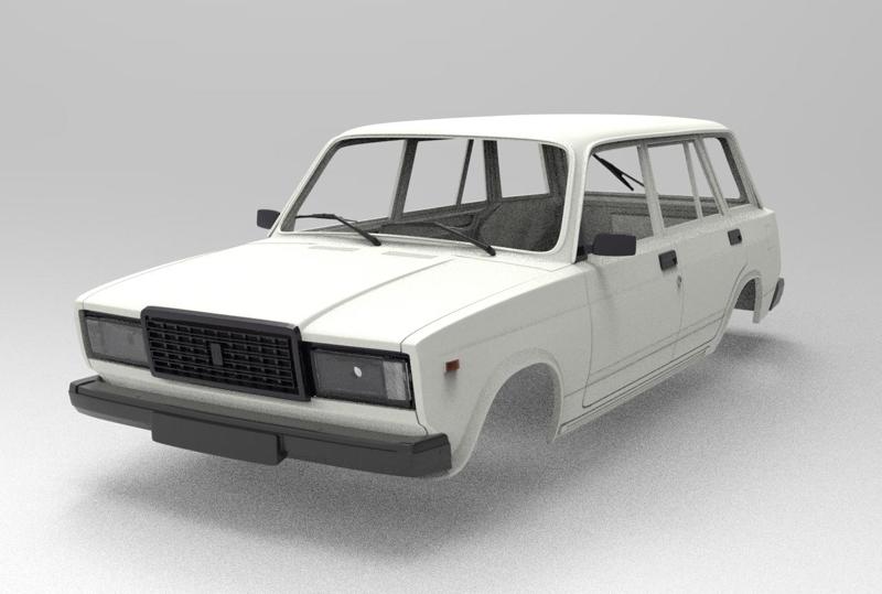 Lada 21041 Лада 3d model 313mm Axial