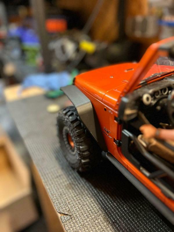 Injora Jeep JK fender flair front - sportiv