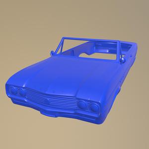BUICK SKYLARK CONVERTIBLE 1964 PRINTABLE CAR BODY