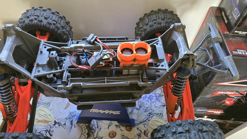 Traxxas X-Maxx twin 40mm fan mount