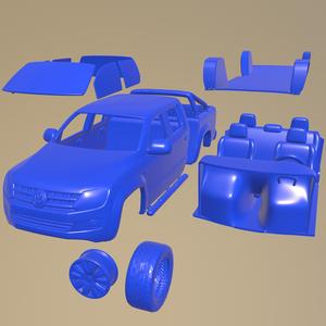 Volkswagen Amarok CrewCab 2011 PRINTABLE CAR IN SEPARATE PARTS
