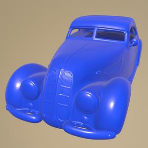 BMW 327 cabriolet 1937 printable car body