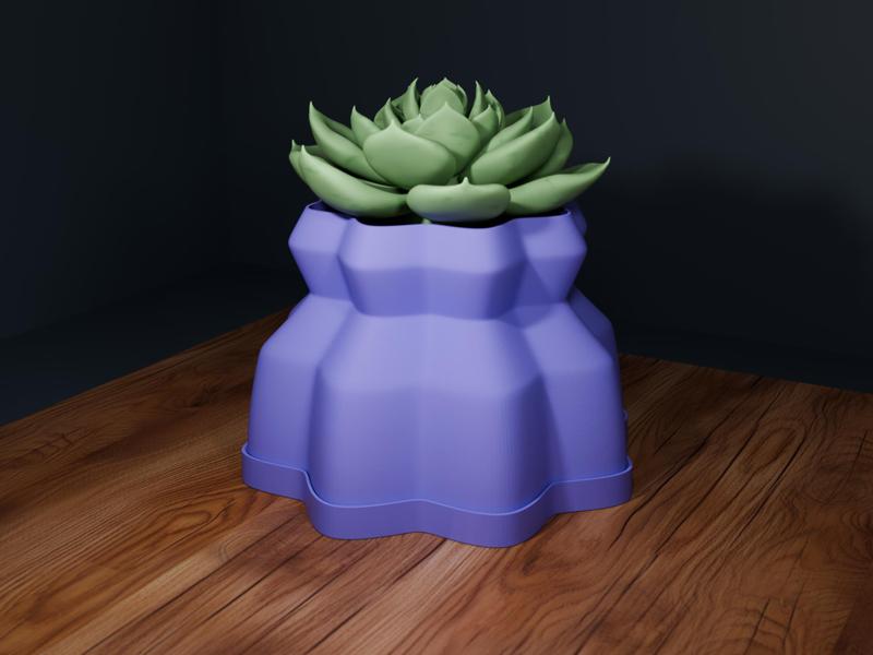 Geometric Plant Pot