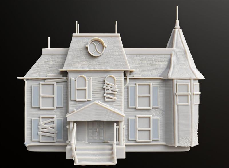The Neibolt house haunted house 3D print model