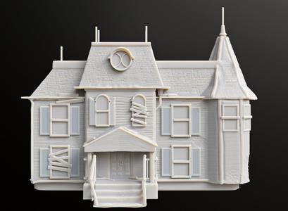 The Neibolt house haunted house 3D print model