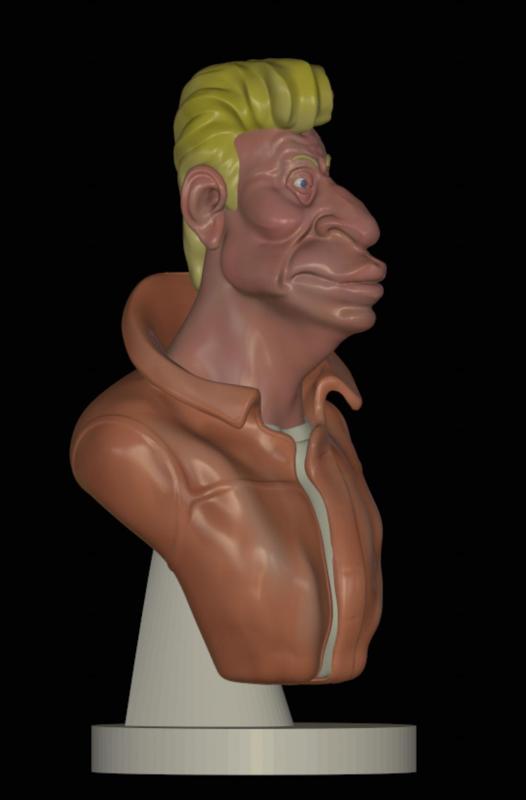 Johnny Hallyday caricature