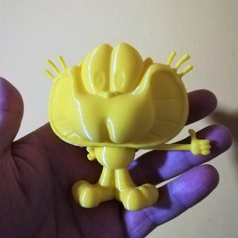 Unvandalized Gaturro Statue Replica (Fan Art)