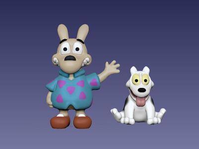 rocko and his dog from rocko's modern life