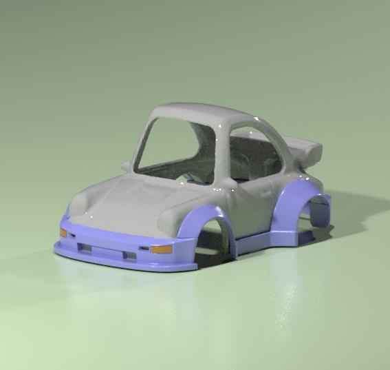 RWB kit for Hot Wheels Tooned Porsche