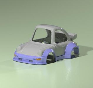 RWB kit for Hot Wheels Tooned Porsche
