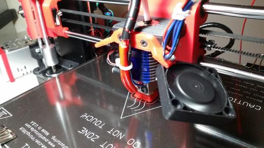 Bowden fan mount