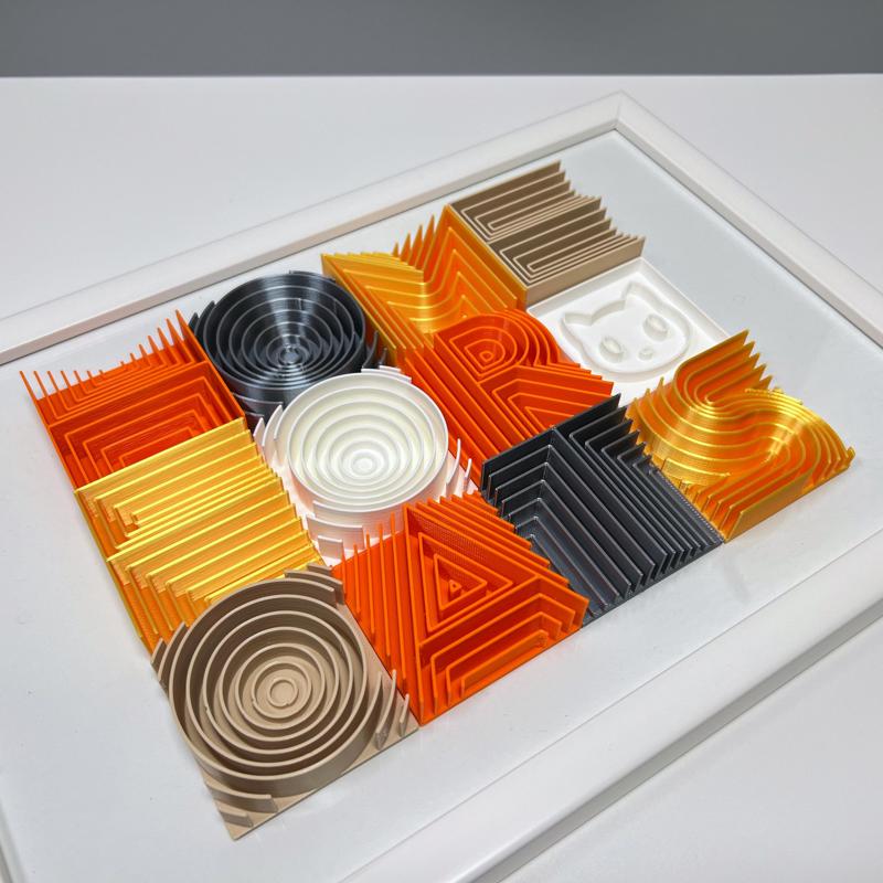 Decorative letters A-Z, wall art