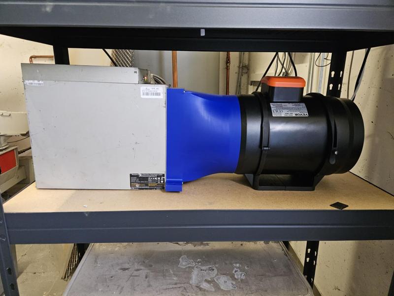 Optimized ventilation nozzle for Antminer S19 & S21 - Perfect cooling upgrade!