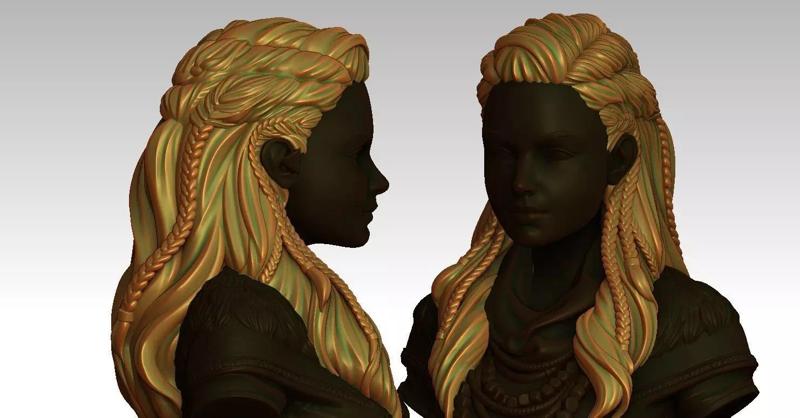 3D Hairstyles for girl V24