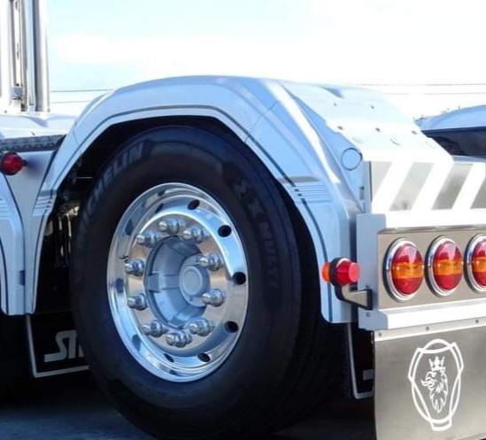 1/14 Scania rearwheel fender 113/143 streamline