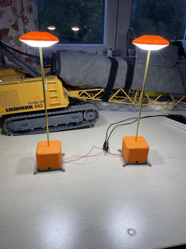 RC balloon light / construction site lighting 1:14