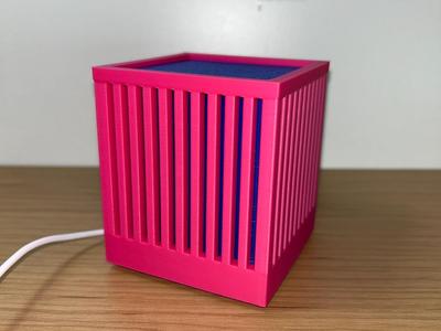 Modern Square Cutout Desk Lamp