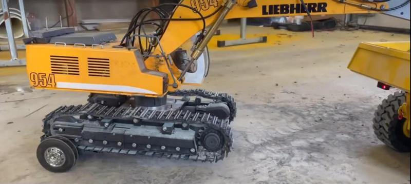 1/14 Transport wheel for excavator. Trailer Wheel