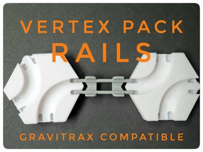 HexaTrack Vertex Rails -Gravitrax Compatible