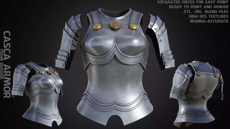 Berserk Casca Armor for Cosplay