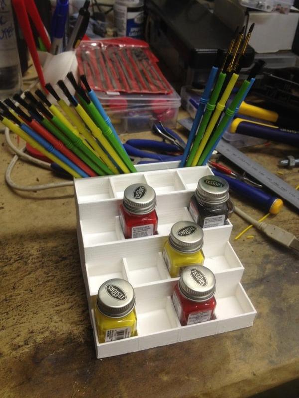 Model Paint Rack