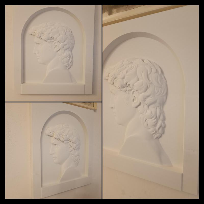 David Portrait Relief