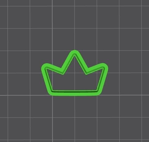 Polymer clay / cookie cutter pack, Corona shape