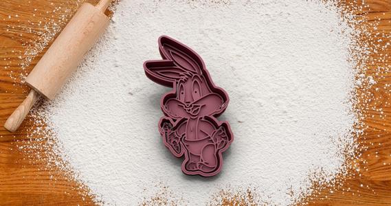 Bugs Bunny cookie cutter from baby Looney Toons