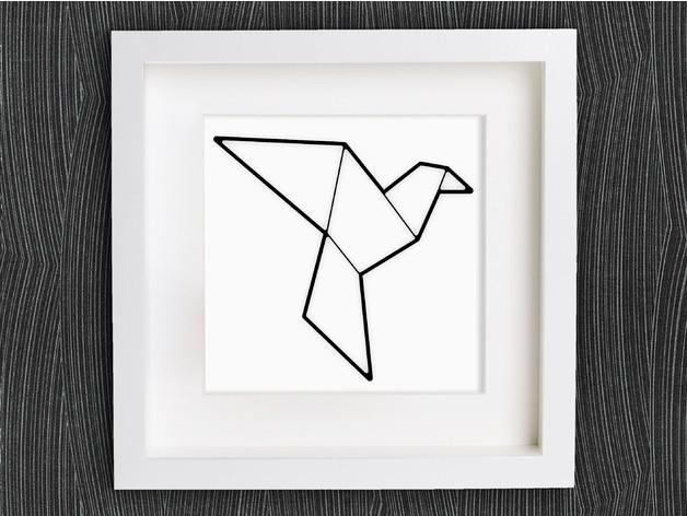 Customizable Origami Dove / Pigeon