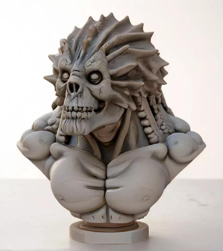 Edmontonia Head Bust 3D Model - STL Printable Dinosaur