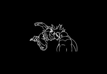 Goku vs Jiren wall art