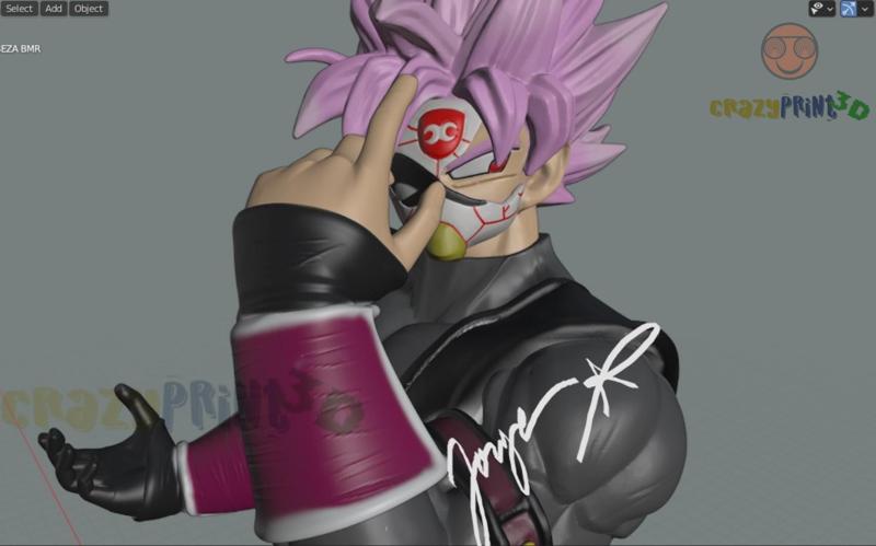 MASKED ROSE SSJ DRAGON BALL HEROES