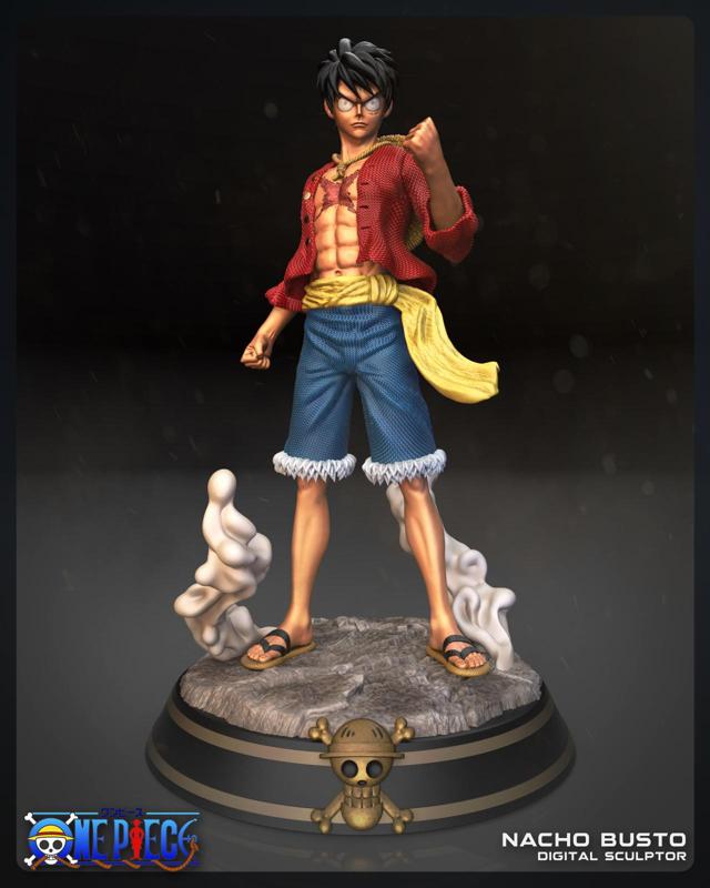 Luffy - One Piece for 3d print model