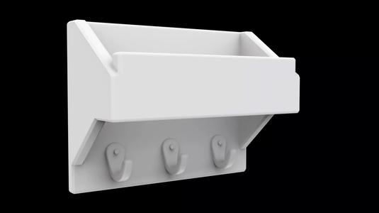 Envelope Slot Key Mail Wall Shelf