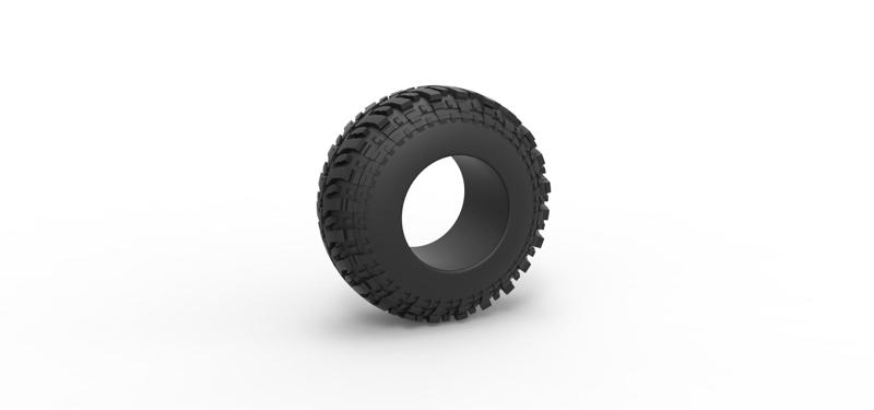 Diecast offroad tire 97 Scale 1:25