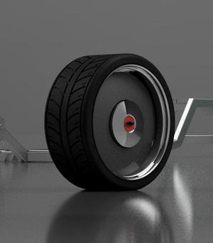 Chevy " Baby moon " style rims  with tires