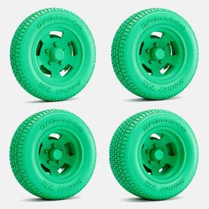 1/24 Scale, 15x5, 15x7, 15x8, 15x10, US Indy Mag Wheels, BFGoodrich Radial T/A Tires, and Brake Sets