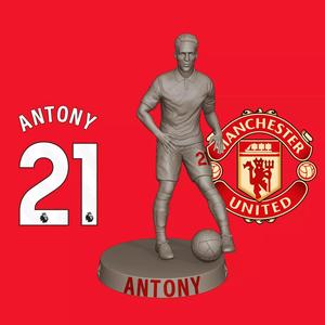 3D Printable Figurine of Antony - Manchester United Number 21