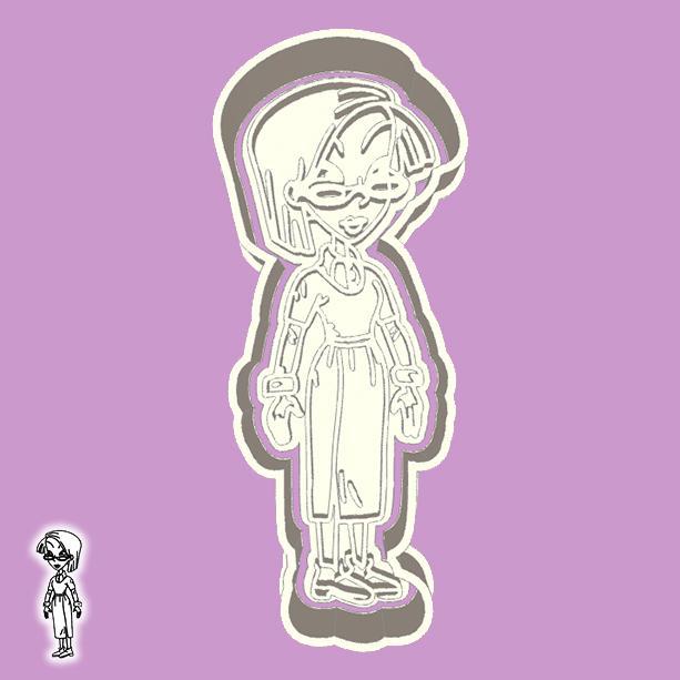 Rugrats cookie cutters - Kira Finster (style 1)