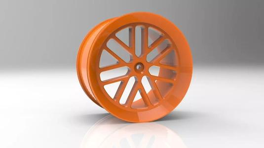 Sleek and  Stylish RC Car Wheels 3D Printable STL Files