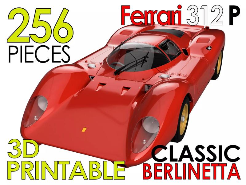 Ferrari 312P Berlinetta Classic - Car Kit