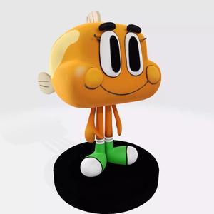 Darwin Watterson The Amazing World of Gumball for 3D print