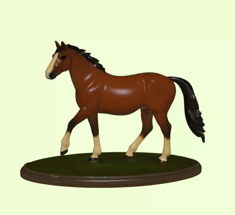 Realistic Horse Figurine