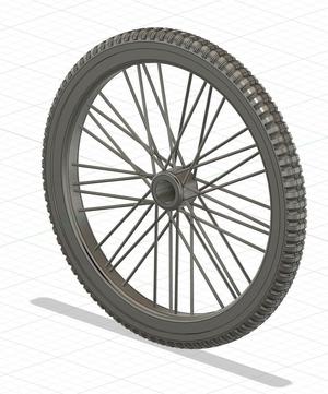 1/35 Italian Frera Spocked wheel