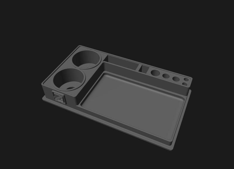 D.A03B DECAL STATION WITH VALLEJO/AK/WSW PRODUCTS