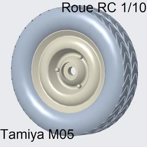 1/10th wheel for Tamiya M05 chassis.
