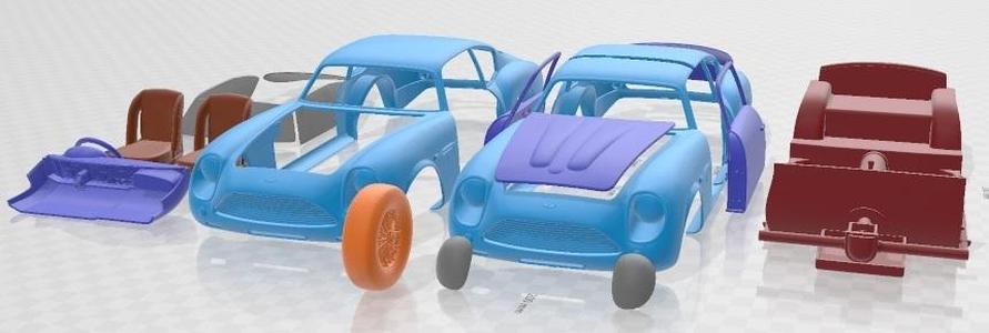 Aston Martin DB4GT Zagato 1960 Printable Car