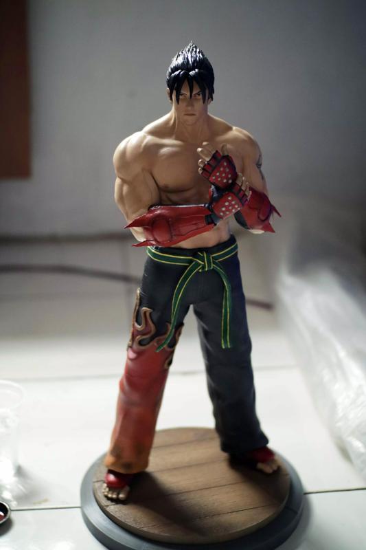 Jin Kazama Tekken fan-art statue