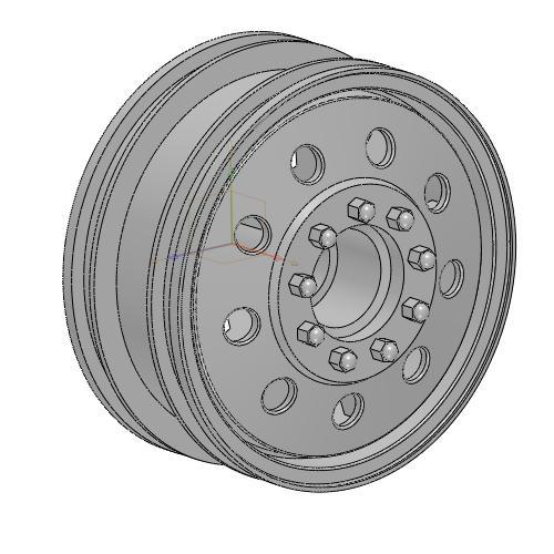 tamiya 1/14 truck front wheel